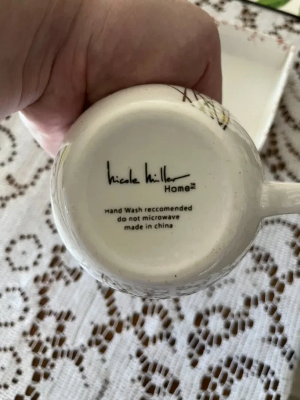 Nicole Miller Creamer & Sugar Set